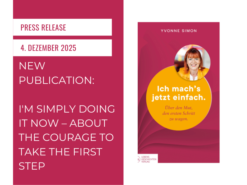 Press Release: New Publication - I´m simply doing it now